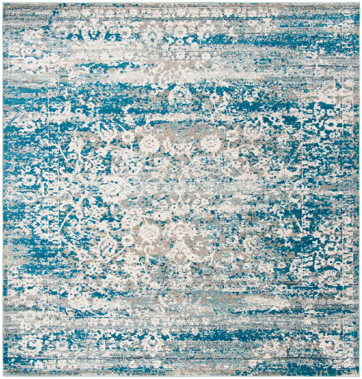 Safavieh Aria 6'-5" x 6'-5" Rug in Blue / Creme