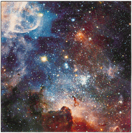 Safavieh Galaxy 5'-3" x 5'-3" Rug in Purple / Multi