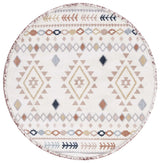 Safavieh Marrakesh 6'-7" x 6'-7" Rug in Ivory / Multi