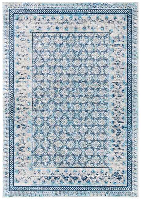 Safavieh Brentwood 4'-0" x 6'-0" Rug in Ivory / Aqua