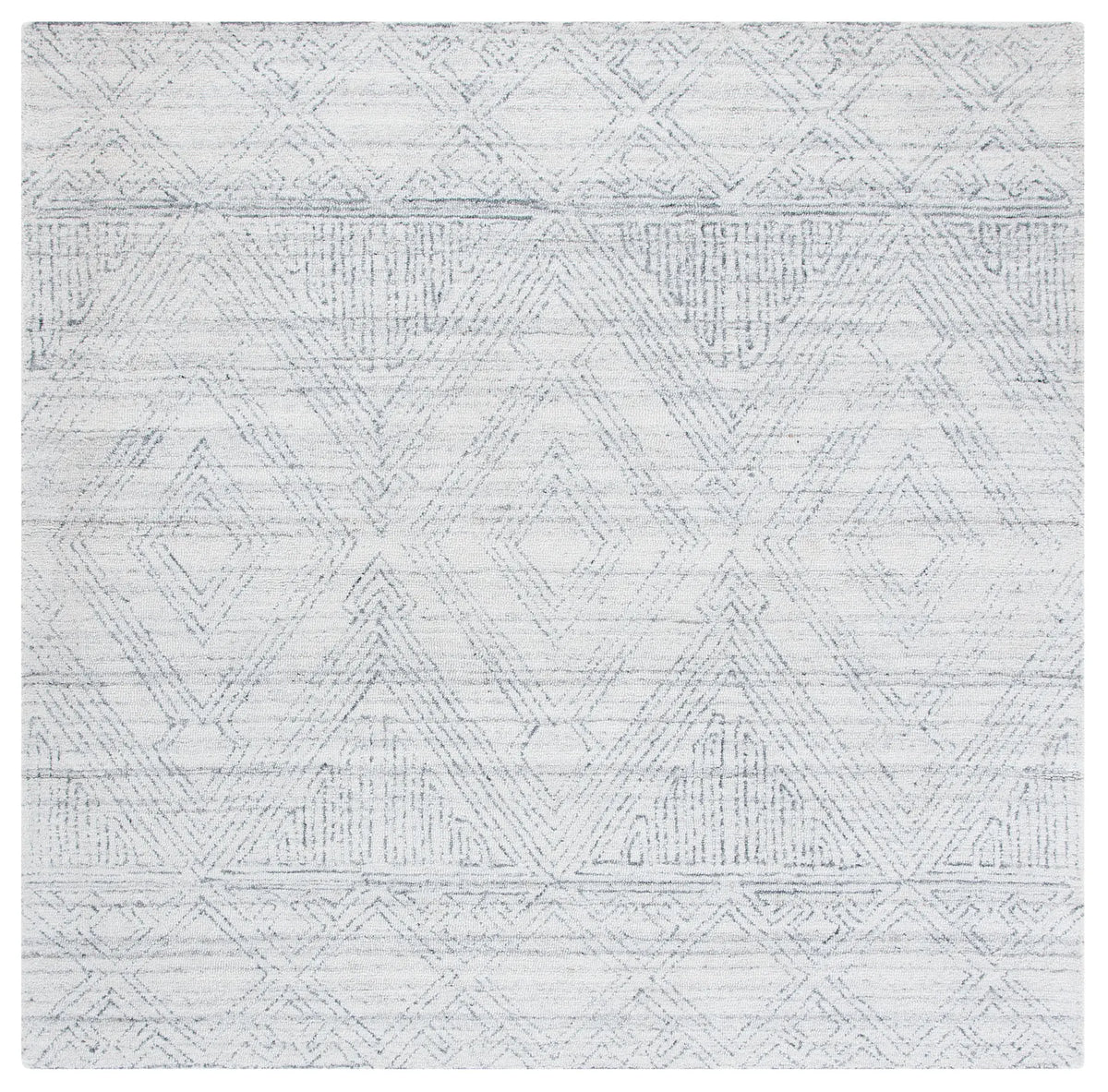 Safavieh Abstract 6'-0" x 6'-0" Rug in Ivory / Grey