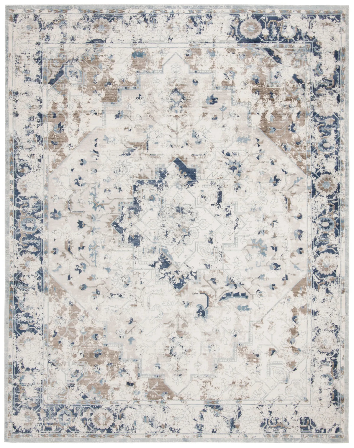 Safavieh Mirage 8'-0" x 10'-0" Rug in Blue / Creme