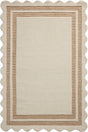 Chris Loves Julia x Loloi Scottie SCO-01 Ivory / Rust Rug - main flat
