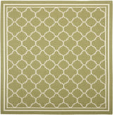 Safavieh Courtyard 6'-7" x 6'-7" Rug in Green / Beige