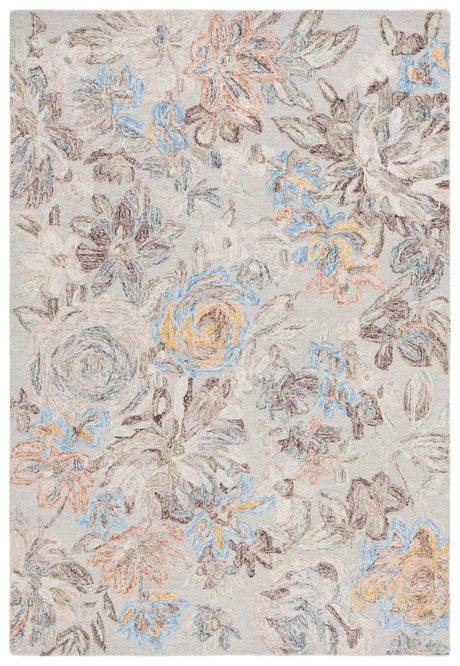 Safavieh Blossom 4'-0" x 6'-0" Rug in Grey / Blue