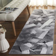 Safavieh Porcello 2'-3" x 8'-0" Rug in Ivory / Grey