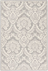 Safavieh Blossom 4'-0" x 6'-0" Rug in Dark Grey / Ivory
