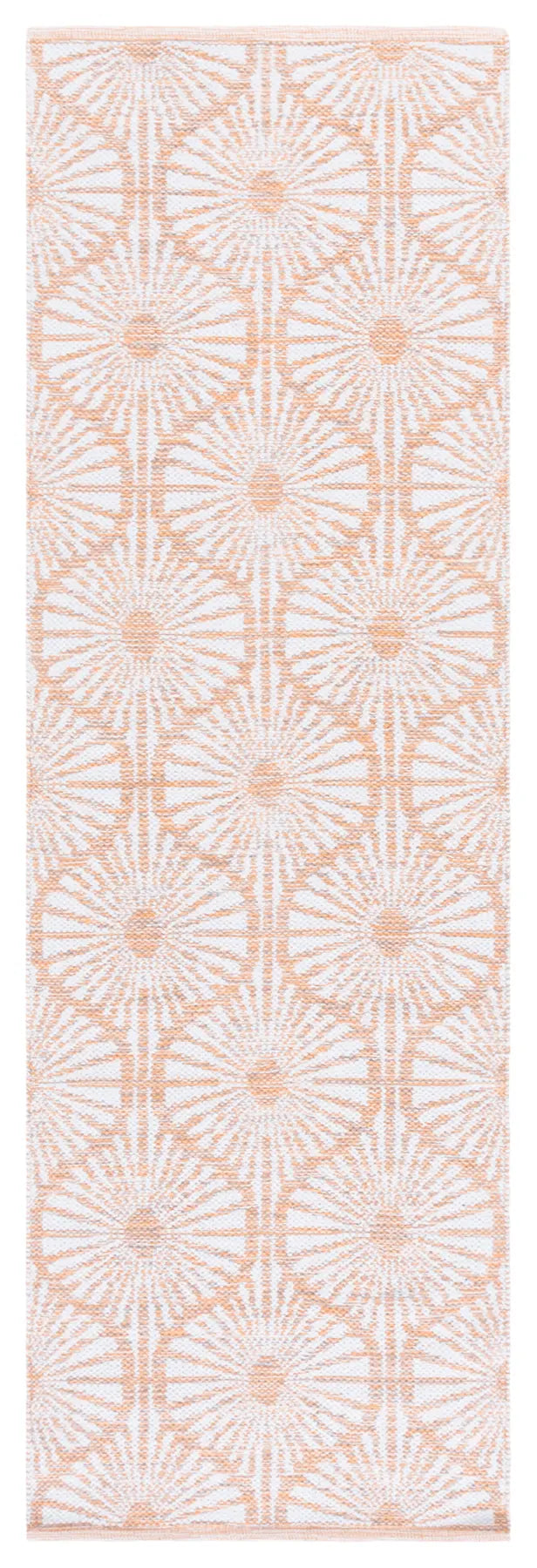Safavieh Montauk 2'-3" x 7'-0" Rug in Orange / Ivory