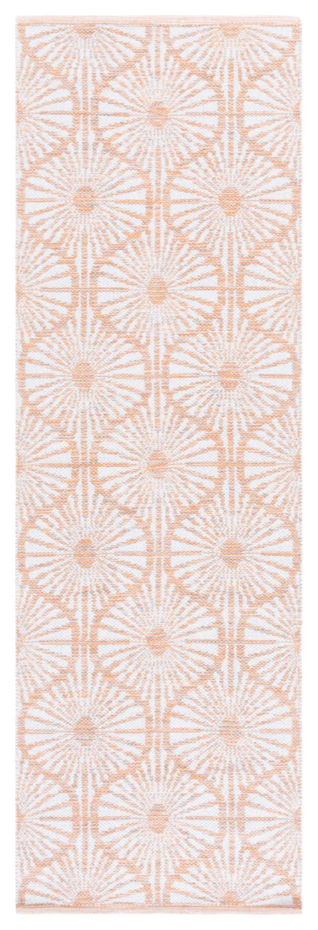 Safavieh Montauk 2'-3" x 7'-0" Rug in Orange / Ivory