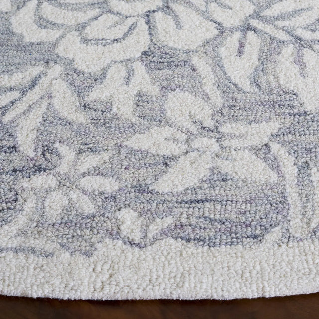 Safavieh Jardin 6'-0" x 6'-0" Rug in Grey / Ivory