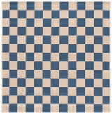 Safavieh Courtyard 6'-7" x 6'-7" Rug in Blue / Beige