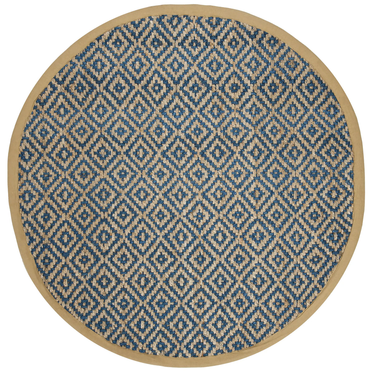 Safavieh Natural Fiber 6'-0" x 6'-0" Rug in Tropical Blue / Natural