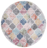 Safavieh Phoenix 500 6'-7" x 6'-7" Rug in Blue / Red