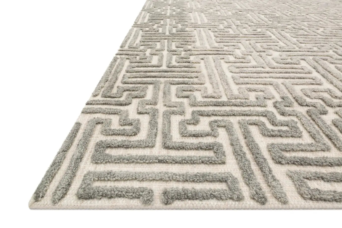 Loloi Ehren Ehr-03 Stone/Sand Rugs - rug corner