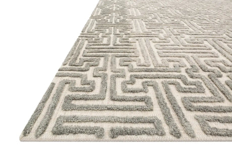 Loloi Ehren Ehr-03 Stone/Sand Rugs - rug corner