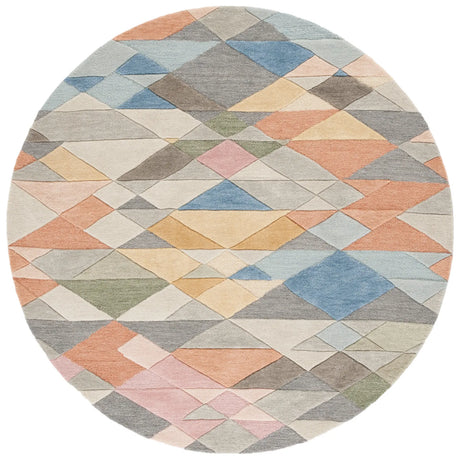 Safavieh Rodeo Drive 5'-0" x 5'-0" Rug in Grey / Blush