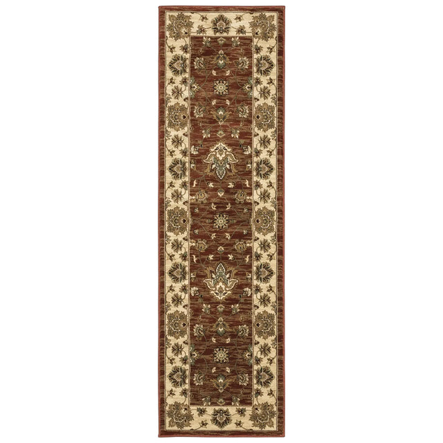 Oriental Weavers Sphinx Ariana 623v3 Red / Ivory Rugs - runner
