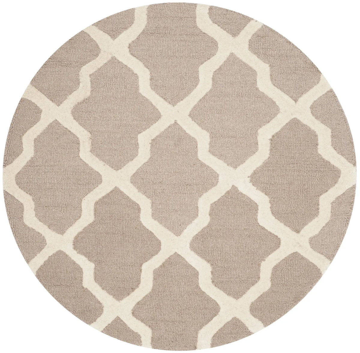 Safavieh Cambridge 4'-0" x 4'-0" Rug in Beige / Ivory