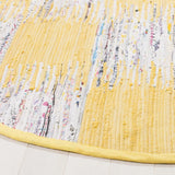 Safavieh Montauk 6'-0" x 6'-0" Rug in Yellow / Multi