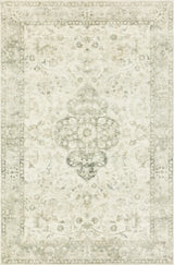 Loloi Rosette Ros-02 Ivory/Silver Rugs - main flat