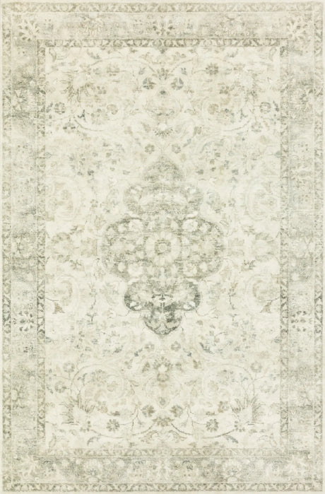 Loloi Rosette Ros-02 Ivory/Silver Rugs - main flat