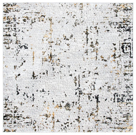 Safavieh Amelia 6'-7" x 6'-7" Rug in Grey / Gold