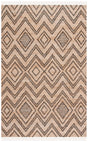 Safavieh Natural Fiber 4'-0" x 6'-0" Rug in Black / Natural