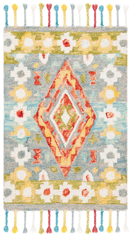 Safavieh Aspen 2'-0" x 3'-0" Rug in Grey / Red