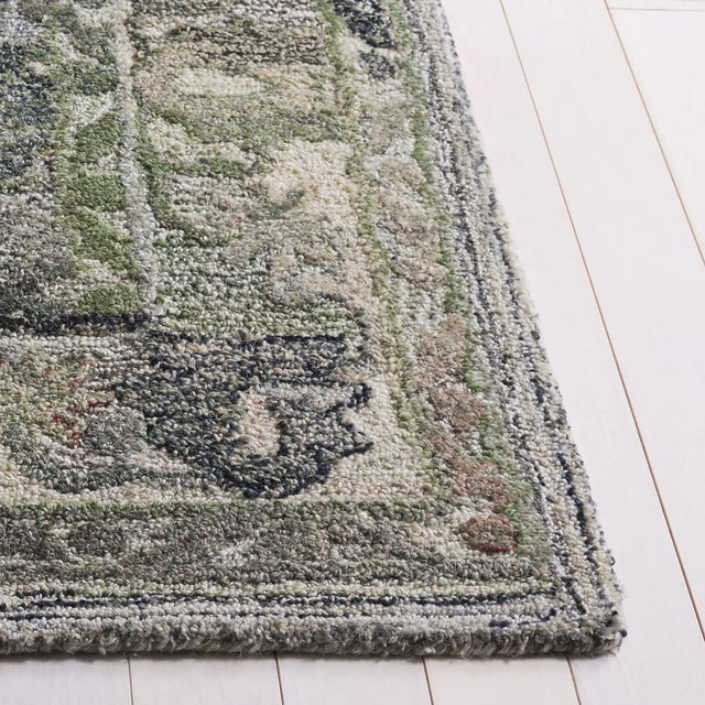 Safavieh Marquee 4'-0" x 6'-0" Rug in Green / Beige