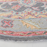 Safavieh Metro 6'-0" x 6'-0" Rug in Grey / Rust