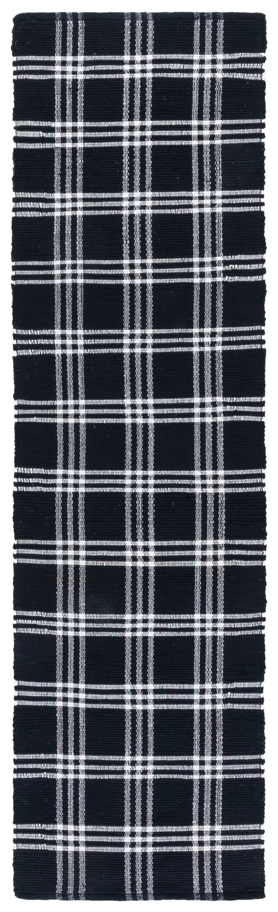 Safavieh Montauk 2'-3" x 8'-0" Rug in Black / Ivory