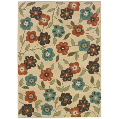 Oriental Weavers Sphinx Montego 2267y Ivory / Brown Rugs - main flat