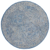 Safavieh Micro-Loop 5'-0" x 5'-0" Rug in Blue