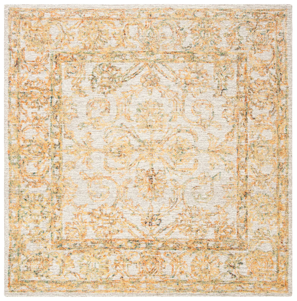 Safavieh Abstract 6'-0" x 6'-0" Rug in Beige / Gold