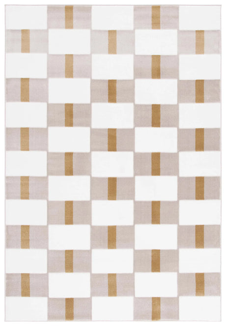 Safavieh Groove 4'-0" x 6'-0" Rug in Ivory / Gold
