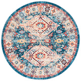 Safavieh Riviera 6'-7" x 6'-7" Rug in Blue / Gold