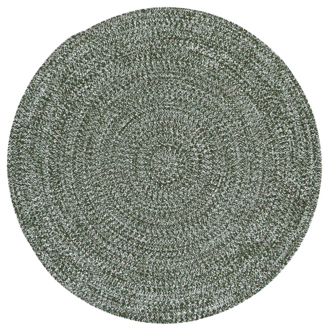 Safavieh Braided 5'-0" x 5'-0" Rug in Dark Green