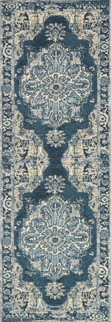 Loloi Mika Mik-01 Dk Blue / Dk Blue Rugs - runner flat