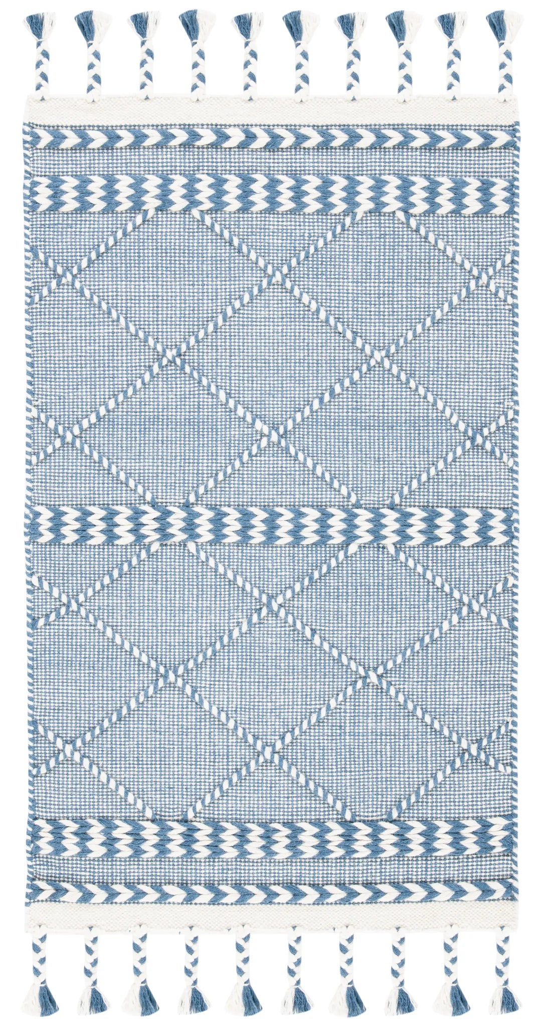 Safavieh Casablanca 3'-0" x 5'-0" Rug in Blue / Ivory