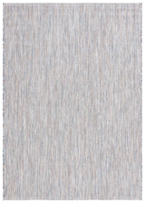 Safavieh Courtyard 4'-0" x 5'-7" Rug in Ivory Blue / Beige