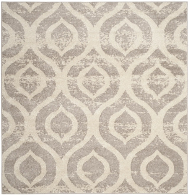 Safavieh Amsterdam 6'-7" x 6'-7" Rug in Ivory / Mauve