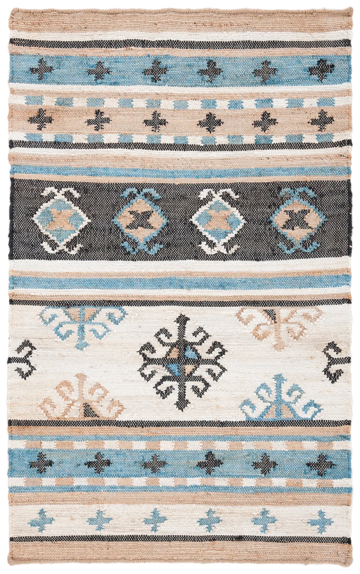 Safavieh Kilim 3'-0" x 5'-0" Rug in Blue / Ivory