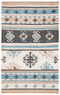 Safavieh Kilim 3'-0" x 5'-0" Rug in Blue / Ivory