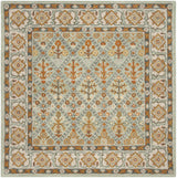 Safavieh Heritage 6'-0" x 6'-0" Rug in Cream / Blue