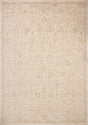 Chris Loves Julia x Loloi Palma PLM-01 Ivory / Sand Rug - main flat