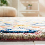 Safavieh Trace 4'-0" x 6'-0" Rug in Red / Navy