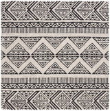 Safavieh Metro 6'-0" x 6'-0" Rug in Black / Beige