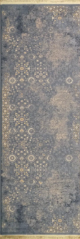 Dynamic Rugs Brilliant 72403 Blue Rugs - Runner