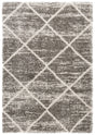 Safavieh Hudson Shag 4'-0" x 6'-0" Rug in Distressed Grey / Ivory