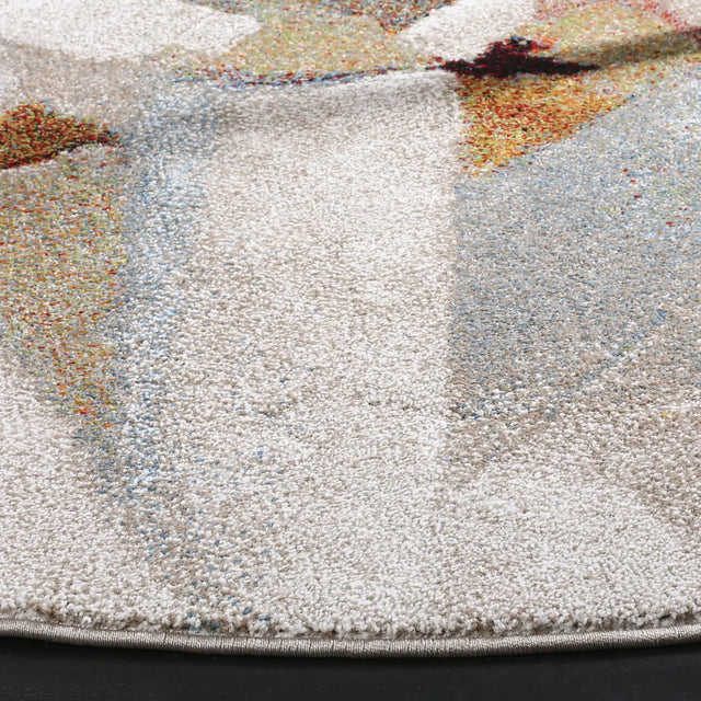 Safavieh Porcello 10'-0" x 10'-0" Rug in Grey / Multi